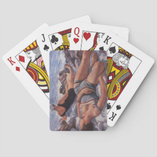 Vrouwen Zonnebaden op het strand (door Serebriakov Pokerkaarten