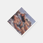 Vrouwen Zonnebaden op het strand (door Serebriakov Servet (Hoek)