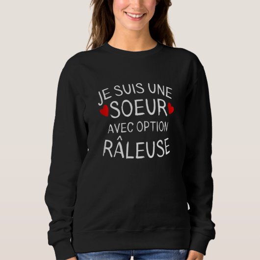 Vrouwen Zuster Fun Vrouw Trui (Voorkant)