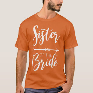 Vrouwen Zuster Van De Bruid Bachelorette Feest T-shirt