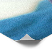 Vrouwen zwaaien haar haar met de wind poster (Hoek)