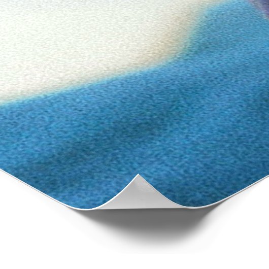 Vrouwen zwaaien haar haar met de wind poster (Hoek)