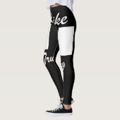 Vrouwen zwart als trucking Logo Leggings (Links)