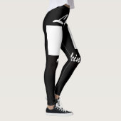 Vrouwen zwart als trucking Logo Leggings (Rechts)