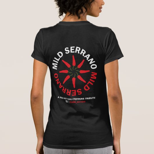 Vrouwen Zwart Mild Serrano Shirt (Achterkant)