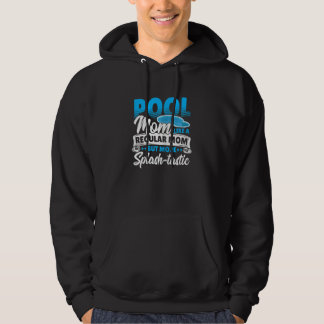 Vrouwen zwembad kerel voor een zwembad jongen hoodie