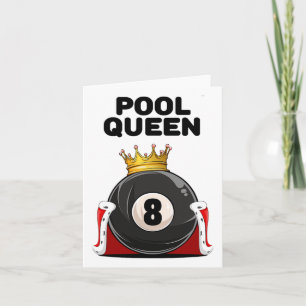 Vrouwen zwembad Shirten voor meisjes zwembad Queen Kaart