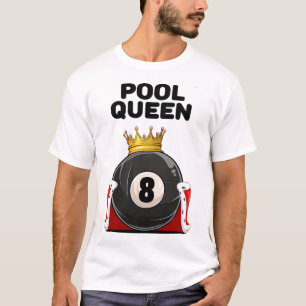 Vrouwen zwembad Shirten voor meisjes zwembad Queen T-shirt