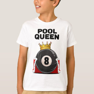 Vrouwen zwembad Shirten voor meisjes zwembad Queen T-shirt