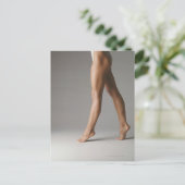 Vrouwenbenen Briefkaart (Staand voorkant)