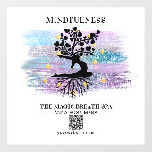 ** Vrouwenboom van Life Yoga Meditation Reiki Raamsticker (Vel)