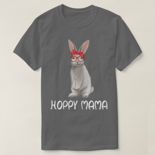 VrouwenBunny met zonnebril en Bandana Bunny Mam T-shirt (Design voorkant)