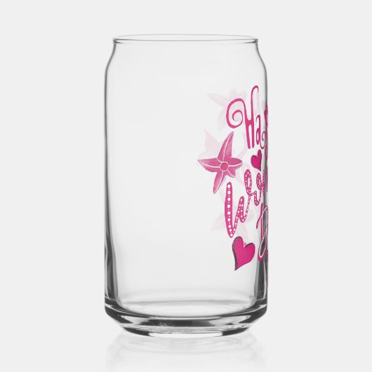 Vrouwendag Blikvorm Glas (Rechts)