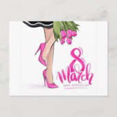 vrouwendag briefkaart (Voorkant)