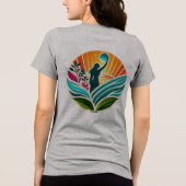 Vrouwendag Cadeaus Bella+Canvas Tri-Blend Shirt (Achterkant)