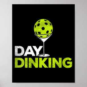 Vrouwendag dinken pickleball grappige pickle ball poster