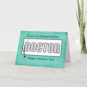 Vrouwendag Dokters Toegewijde Typografie Kaart