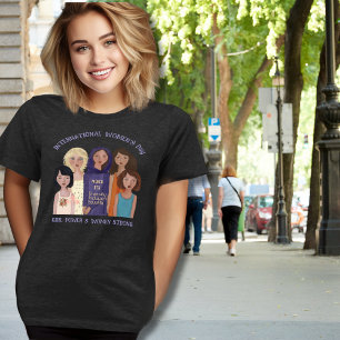 Vrouwendag   Donkere vrouwenportretten Tri-Blend Shirt