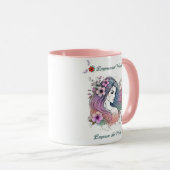 Vrouwendag Inspirerend koffie Mok (Voorkant rechts)