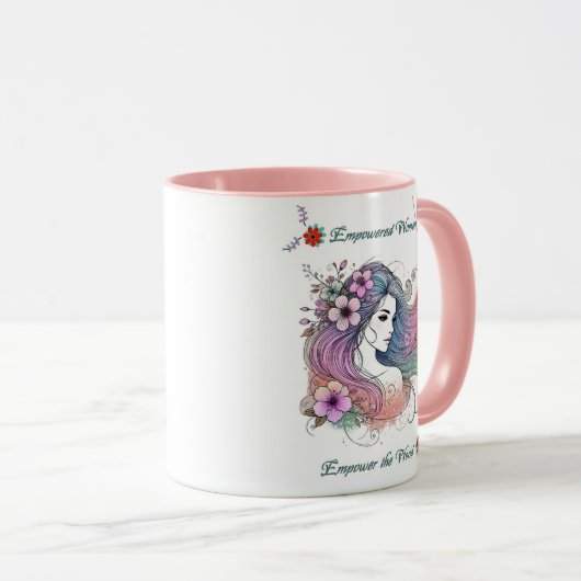 Vrouwendag Inspirerend koffie Mok (Voorkant rechts)