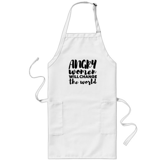 Vrouwendag Lang Schort (Voorkant)