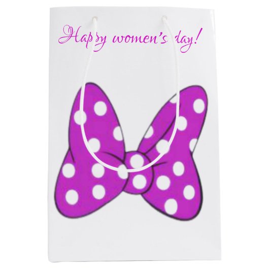 Vrouwendag Medium Cadeauzakje (Voorkant)