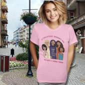 Vrouwendag | Meisje power roze T-shirt