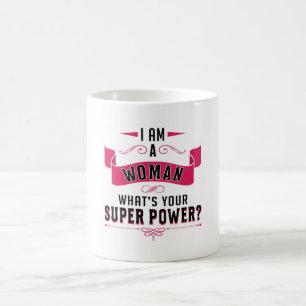 Vrouwendag meisje vrouw kracht feminisme Gift Idee Koffiemok