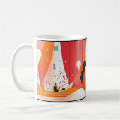Vrouwendag, met elementen van minimalisme. koffiemok (Links)
