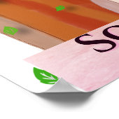 Vrouwendag portretten vieren poster (Hoek)