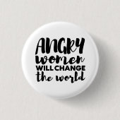 Vrouwendag Ronde Button 3,2 Cm (Voorkant)