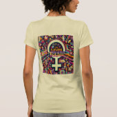 Vrouwendag Slim Fit T-shirt (Achterkant)