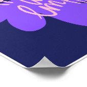 Vrouwendag Thema cute Design Poster (Hoek)