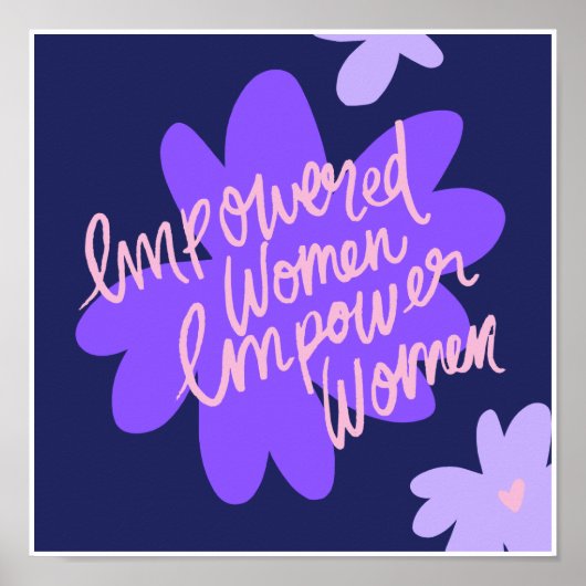 Vrouwendag Thema cute Design Poster (Voorkant)