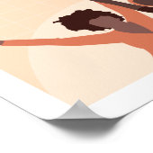 Vrouwendag Thema cute ontwerp poster (Hoek)