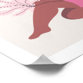 Vrouwendag Thema cute ontwerp poster (Hoek)