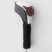 Vrouwendag van dode katten liefhebbers suikersched golfheadcover (Schuin)