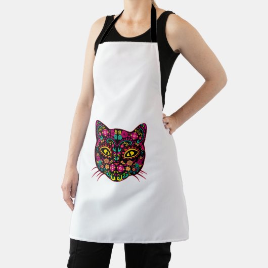 Vrouwendag van dode katten liefhebbers suikersched schort (Insitu)