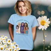 Vrouwendag | Vrouwen portretten blauw T-shirt