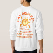 VrouwendagDrinker Design - Mannen sweatshirt (Achterkant)