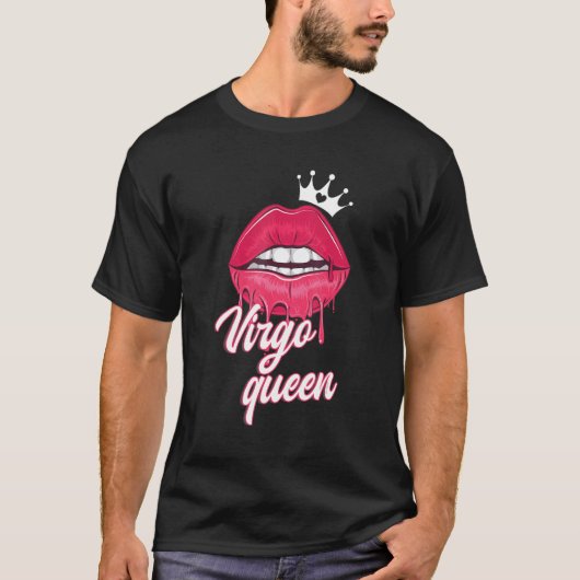 Vrouwendagen Virgo Queen Virgo Zodiab Sign T-shirt (Voorkant)