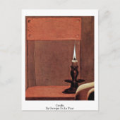 Vrouwendetails: kaarsje van Georges de la Tour Briefkaart (Voorkant)