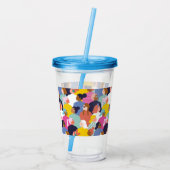 Vrouwendiversiteit - Vrouwen met verschillende ran Acryl Drinkbeker (Achterkant)