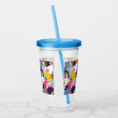 Vrouwendiversiteit - Vrouwen met verschillende ran Acryl Drinkbeker (Links)