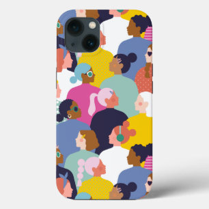 Vrouwendiversiteit - Vrouwen met verschillende ran Case-Mate iPhone Case