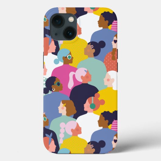 Vrouwendiversiteit - Vrouwen met verschillende ran Case-Mate iPhone Case (Achterkant)