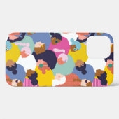 Vrouwendiversiteit - Vrouwen met verschillende ran Case-Mate iPhone Case (Achterkant (horizontaal))