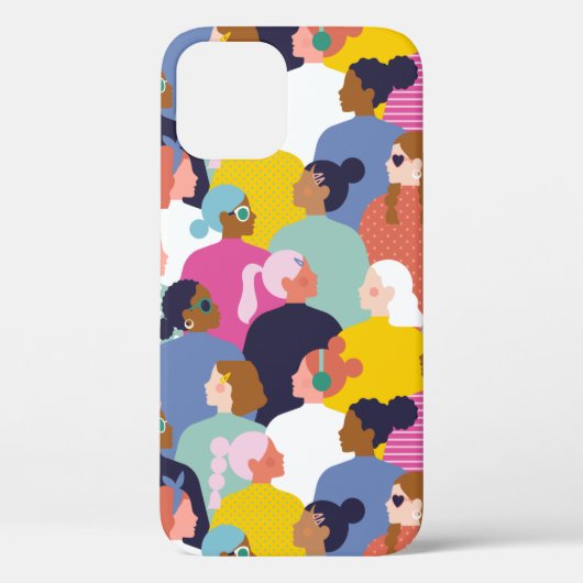 Vrouwendiversiteit - Vrouwen met verschillende ran Case-Mate iPhone Case (Achterkant)
