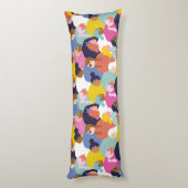 Vrouwendiversiteit - Vrouwen met verschillende ran Lichaamskussen (Achterkant (Verticaal))