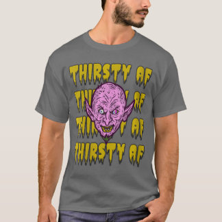 Vrouwendorstig AF Vampier Vintage Horror Halloween T-shirt